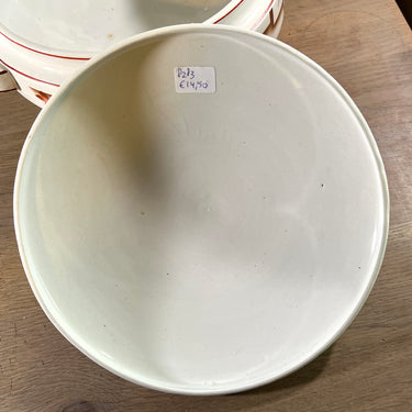 Terrine / Covered dish - AMC Belgium - spray-painted / spritz pattern in multicolor