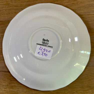 Spode England saucer / dish - MARLBOROUGH SPRAY decor with various colored flowers