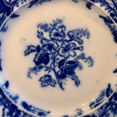 Speiseteller – Boch Frères Keramis – Dekor ALTHEA in Flüssigblau