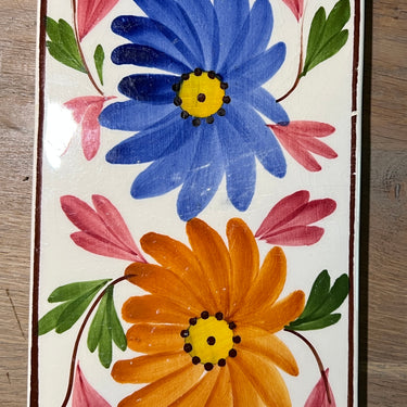 Cutting board / Sandwich board - Schramberg - BALKAN decor with colored flowers