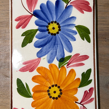 Cutting board / Sandwich board - Schramberg - BALKAN decor with colored flowers