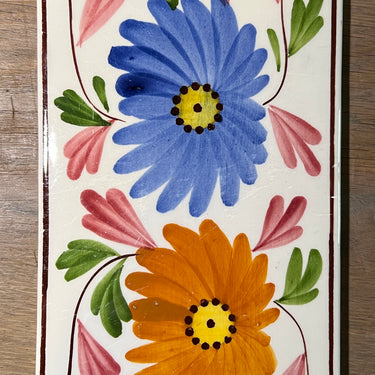 Cutting board / Sandwich board - Schramberg - BALKAN decor with colored flowers