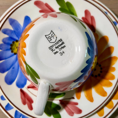 Petit Dejeuner set - Schramberg - BALKAN decor with colored flowers