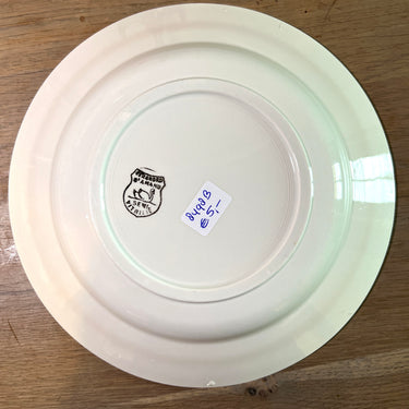 Diep bord / Soepbord / Pastabord - St. Amand Ceranord - uitgevoerd met pastel roze rand