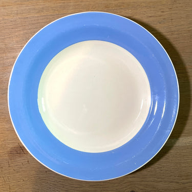 Diep bord / Soepbord / Pastabord - St. Amand Ceranord - uitgevoerd met pastel donkerblauwe rand