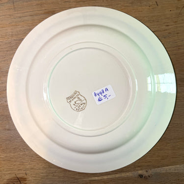 Diep bord / Soepbord / Pastabord - St. Amand Ceranord - uitgevoerd met pastel donkerblauwe rand