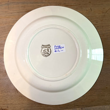 Diep bord / Soepbord / Pastabord - St. Amand Ceranord - uitgevoerd met pastel mintgroene rand