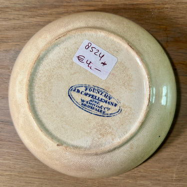 Small dish - deeper model - JB Cappellemans - W. Smith & Cie - FOUNTAIN decor executed in blue