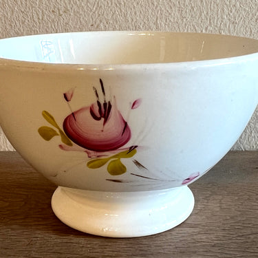 Spoelkom / Kommetje - Societe Ceramique Maestricht - decor met handbeschilderde roze rozen
