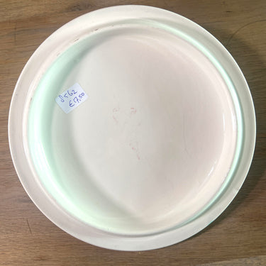 Deksel van een Kamerpot / Pispot - Boch - behorend bij decor LECZINSKA uitgevoerd in rood