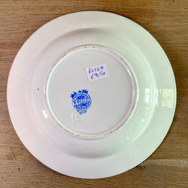 Diep bord / Soepbord / Pastabord - Boch - décor DUX uitgevoerd in lichtblauw