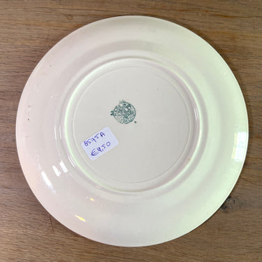 Ontbijtbord / Dessertbord - Boch - waarschijnlijk vorm VERSAILLES - decor MAT ROEST