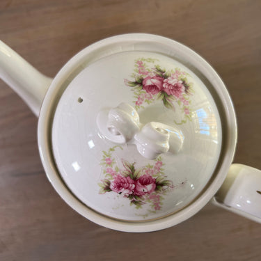Teapot / Coffee pot - Petrus Regout - model BOUDEWIJN - decor DUBBELROOSJE
