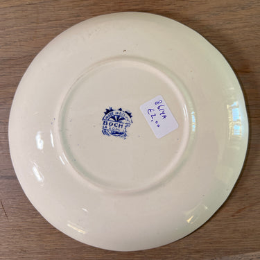 Onderschotel / Schoteltje - vrij groot model - Boch - decor RHODIA uitgevoerd in blauw