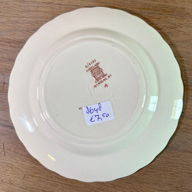Breakfast Plate / Dessert Plate - Copeland Spode England - MANDALAY pattern with multi-colored flowers