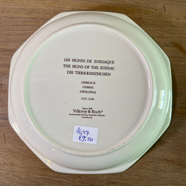 Soup plate / Ornamental plate - Villeroy & Boch - 'SIGN OF THE ZODIAC' decor