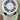 Underplate / Charger - Petrus Regout - vintage multi-color decor