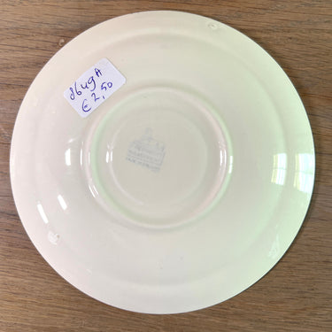 Underplate / Charger - Petrus Regout - vintage multi-color decor