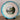 Ontbijtbord / Dessertbord - Nimy - Mouzin Lecat - decor met water, vogels en huizen en blauw bewerkte rand