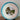 Ontbijtbord / Dessertbord - Nimy - Mouzin Lecat - decor met watermolen en blauw bewerkte rand
