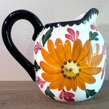 Melkkan - Schramberg Majolica - decor BALKAN met gekleurde bloemen