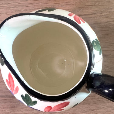 Melkkan - Schramberg Majolica - decor BALKAN met gekleurde bloemen