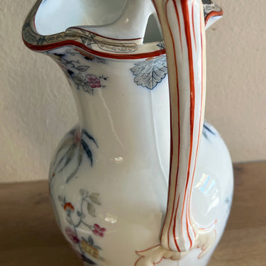 Kan / Lampetkan - Petrus Regout - decor VESTA met Oosterse bloemen/tafereel