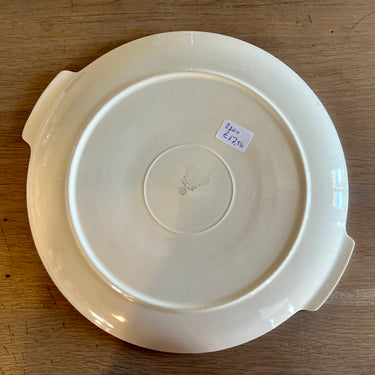 Cakebord / Presenteerbord - Villeroy &amp; Boch - decor SAAR uitgevoerd in geel met creme kleur rand