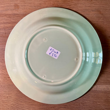 Diep bord / Soepbord / Pastabord - Villeroy & Boch (één bord slechts gemerkt) - uitgevoerd in geheel groene kleur