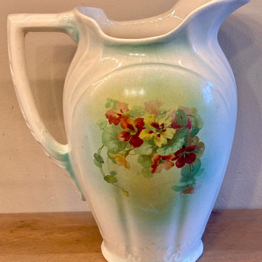 Lampetkan - Boch - décor 1045 - model REGINA - uitgevoerd met een matgroene ondergrond