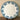 Dinerbord / Eetbord - Onnaing Terre de Fer - decor PRINTEMPS uitgevoerd in blauw-groen