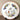 Dienblad / Schaal - rond model - Petrus Regout - decor VESTA met Oosters tafereel