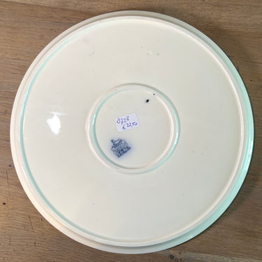Dienblad / Schaal - rond model - Petrus Regout - decor VESTA met Oosters tafereel