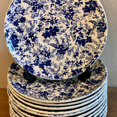 Saucer (without cup) - Nimy - POMPADOUR pattern in blue/white