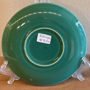 Taart-/gebaksbordje - Boch - décor CORDALINE uitgevoerd in groene kleur