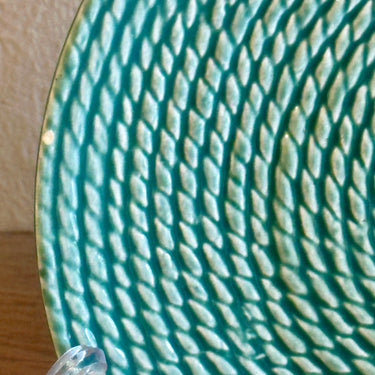 Taart-/gebaksbordje - Boch - décor CORDALINE uitgevoerd in groene kleur