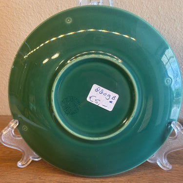 Taart-/gebaksbordje - Boch - décor CORDALINE uitgevoerd in groene kleur