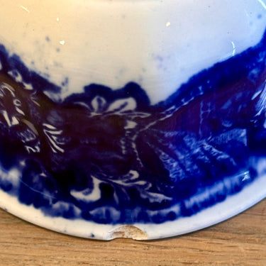 Kommetje - ongemerkt maar B.F. (Boch Frères) - décor ANCIEN TESTAMENT uitgevoerd in blauw