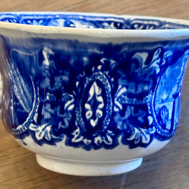 Kommetje - ongemerkt maar B.F. (Boch Frères) - décor ANCIEN TESTAMENT uitgevoerd in blauw