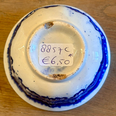 Kommetje - ongemerkt maar B.F. (Boch Frères) - décor ANCIEN TESTAMENT uitgevoerd in blauw