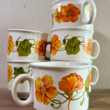 Koffiekop - zonder schotel - Boch - décor CAPUCINE