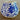 Suikerpot - zonder deksel - Boch Frères Kéralux - décor BRETAGNE uitgevoerd in blauw met goudkleurig biesje - vorm VERSAILLES