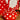 Suikerpot - Nimy - décor van witte bolletjes/polka dots op rode ondergrond