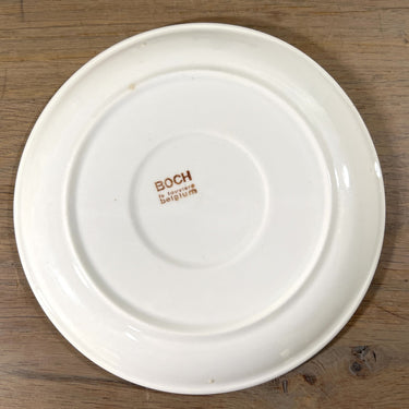 Platzteller / Untertasse - großes Modell (große Tassen oder Suppenschüsseln?) - Boch - Dekor FERMETTE