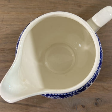Milk jug - Petrus Regout - CASTILLO decor in blue