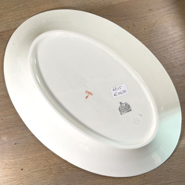 Scale / Plate - oval model - NV De Sphinx / Petrus Regout Maastricht - decor 0473