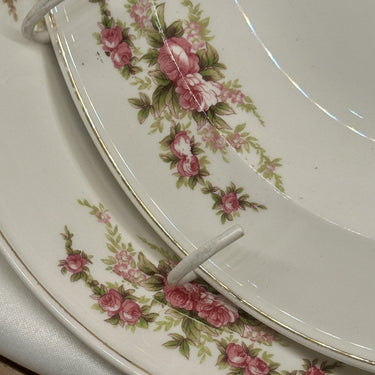 Deep plate / Soup plate / Pasta plate - Petrus Regout - DOUBLE ROSE decor