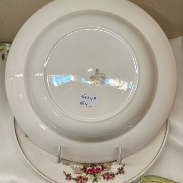 Deep plate / Soup plate / Pasta plate - Petrus Regout - DOUBLE ROSE decor