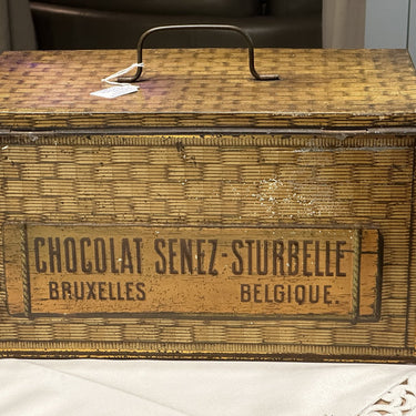 Einkaufsdose / Vorratsdose - großes Modell - Chocolat Senez-Sturbelle Brüssel Belgien