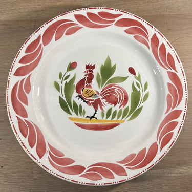 Teller / Schüssel - groß, rund, Modell - Nimy - Dekor ähnlich Boch Coq Hardi